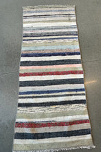 Load image into Gallery viewer, Vintage Rainbow Turkish Runner Rug