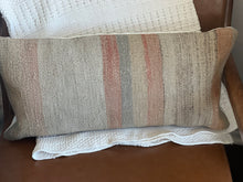 Load image into Gallery viewer, Vintage Turkish Rug Pillow Tan
