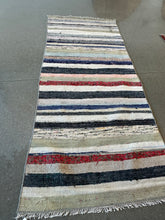 Load image into Gallery viewer, Vintage Rainbow Turkish Runner Rug