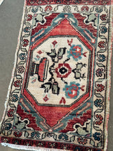 Load image into Gallery viewer, Vintage Red Floral Turkish Ruggie