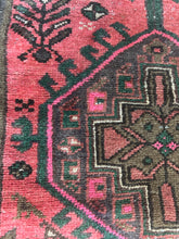 Load image into Gallery viewer, Vintage Turkish Pink and Brown Accent Rug
