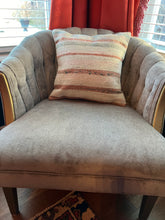 Load image into Gallery viewer, Turkish Neutral Stripe Rug Pillow