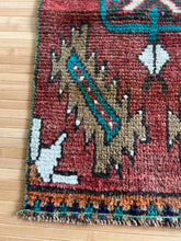 Load image into Gallery viewer, Vintage Turkish Maroon Ruggie Rug