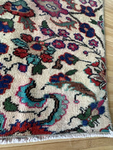 Load image into Gallery viewer, Vintage Turkish Turquoise and Ruby Runner Rug
