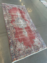 Load image into Gallery viewer, Vintage Turkish Faded Berry Runner Rug
