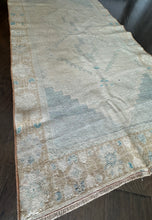 Load image into Gallery viewer, Vintage Ecru, Tan Turkish Runner Rug