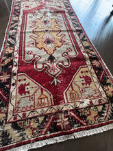 Load image into Gallery viewer, Vintage Turkish Brick, Ecru and Black Accent Rug