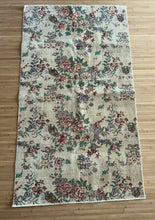 Load image into Gallery viewer, Vintage Turkish Ecru and Brick Floral Accent Rug