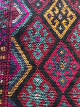 Load image into Gallery viewer, Vintage Pink, Red and Aqua Herki Runner Rug