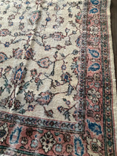 Load image into Gallery viewer, Vintage Turkish Warm Pink and Ecru Accent Rug