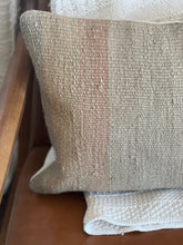 Load image into Gallery viewer, Vintage Turkish Rug Pillow Tan