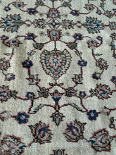 Load image into Gallery viewer, Vintage Turkish Ecru, Pink and Blue Floral Runner Rug