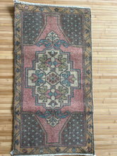 Load image into Gallery viewer, Vintage Turkish Pink and Blue Ruggie
