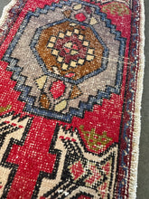 Load image into Gallery viewer, Vintage Red and Blue Turkish Ruggie