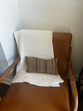 Load image into Gallery viewer, Vintage Turkish Kilim Stripe Rug Pillow