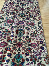 Load image into Gallery viewer, Vintage Turkish Turquoise and Ruby Runner Rug