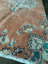 Load image into Gallery viewer, Vintage Turkish Terra Cotta Medallion Runner Rug