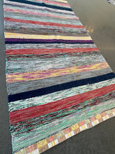 Load image into Gallery viewer, Vintage Rainbow Turkish Runner Rug
