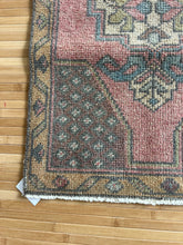 Load image into Gallery viewer, Vintage Turkish Pink and Blue Ruggie