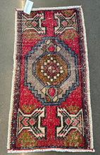 Load image into Gallery viewer, Vintage Red and Blue Turkish Ruggie