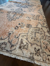 Load image into Gallery viewer, Vintage Turkish Faded Persimmon Runner Rug