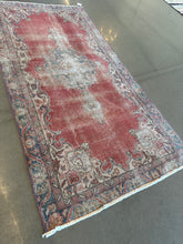 Load image into Gallery viewer, Vintage Turkish Faded Berry Runner Rug