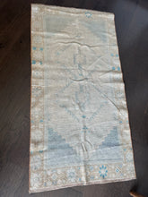 Load image into Gallery viewer, Vintage Ecru, Tan Turkish Runner Rug