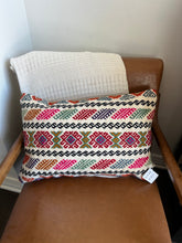 Load image into Gallery viewer, Vintage Turkish Kilim Geometric Rug Pillow