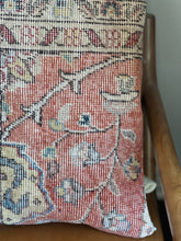 Load image into Gallery viewer, Vintage Turkish Rug Pillow Brick