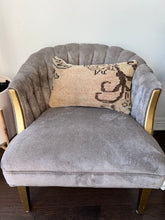 Load image into Gallery viewer, Vintage Tan, Brown and Green Turkish Rug Pillow
