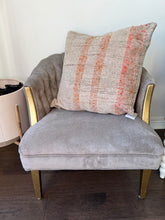 Load image into Gallery viewer, Vintage Neutral Stripes Turkish Rug Pillow