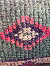 Load image into Gallery viewer, Turkish Herki Pink and Purple Rug Pillow