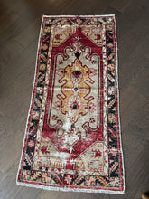 Load image into Gallery viewer, Vintage Turkish Brick, Ecru and Black Accent Rug