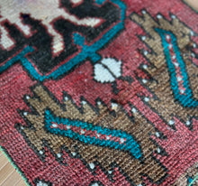 Load image into Gallery viewer, Vintage Turkish Maroon Ruggie Rug