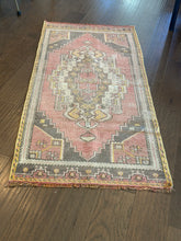 Load image into Gallery viewer, Vintage Turkish Faded Pink Runner Rug