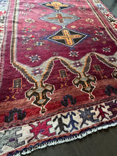 Load image into Gallery viewer, Vintage Plum Motif Turkish Area Rug