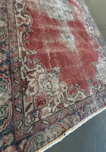 Load image into Gallery viewer, Vintage Turkish Faded Berry Runner Rug