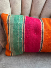 Load image into Gallery viewer, Turkish Bright Stripes Rug Pillow