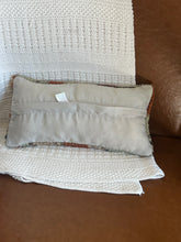 Load image into Gallery viewer, Vintage Turkish Rug Pillow Rust and Tan
