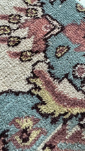 Load image into Gallery viewer, Vintage Turkish Ivory, Blue and Pink Runner Rug