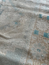 Load image into Gallery viewer, Vintage Ecru, Tan Turkish Runner Rug