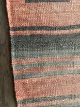 Load image into Gallery viewer, Vintage Turkish Kilim Striped Runner Rug