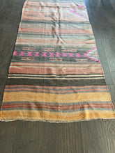 Load image into Gallery viewer, Vintage Turkish Kilim Striped Runner Rug
