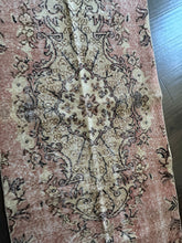 Load image into Gallery viewer, Vintage Turkish Peach and Chocolate Runner Rug