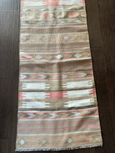Load image into Gallery viewer, Vintage Turkish Camel, Tan, Ivory and Salmon Kilim Runner