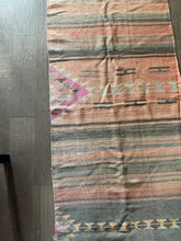 Load image into Gallery viewer, Vintage Turkish Kilim Striped Runner Rug