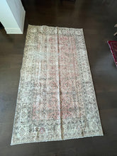 Load image into Gallery viewer, Vintage Turkish Coral and Ivory Area Rug