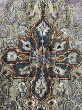 Load image into Gallery viewer, Vintage Turkish Purple and Blue Ruggie Rug