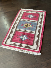 Load image into Gallery viewer, Vintage Turkish Kilim Aztec Rug