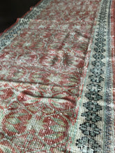 Load image into Gallery viewer, Vintage Turkish Brick, Ivory and Charcoal Runner Rug